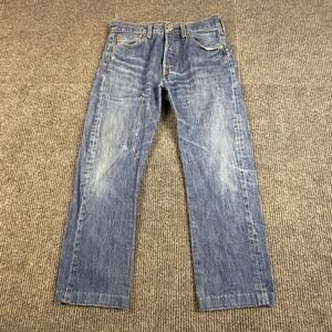Levis 501 Original Fit Mens W32 L28 2012 Year Straight Leg Button Fly Blue Denim